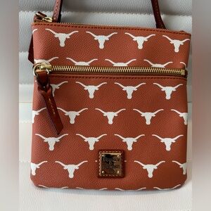 Dooney & Bourke Texas Longhorns Double Zip Crossbody Bag